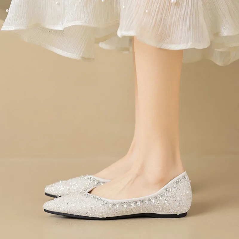City Camel Casual Single Shoes Women's Ecru-3