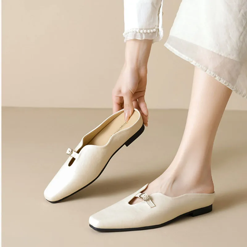 City Camel Rubber Sole Slip Resistant Closed Toe Slippers Women's-7