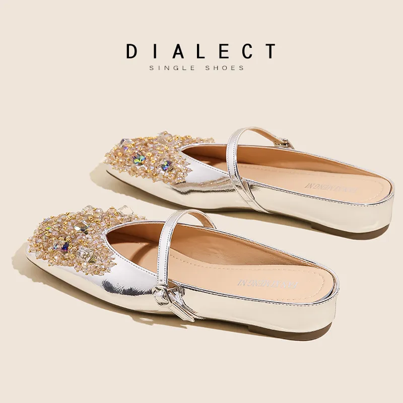 City Camel Rubber Sole Slip Resistant Closed Toe Slippers Women's-7
