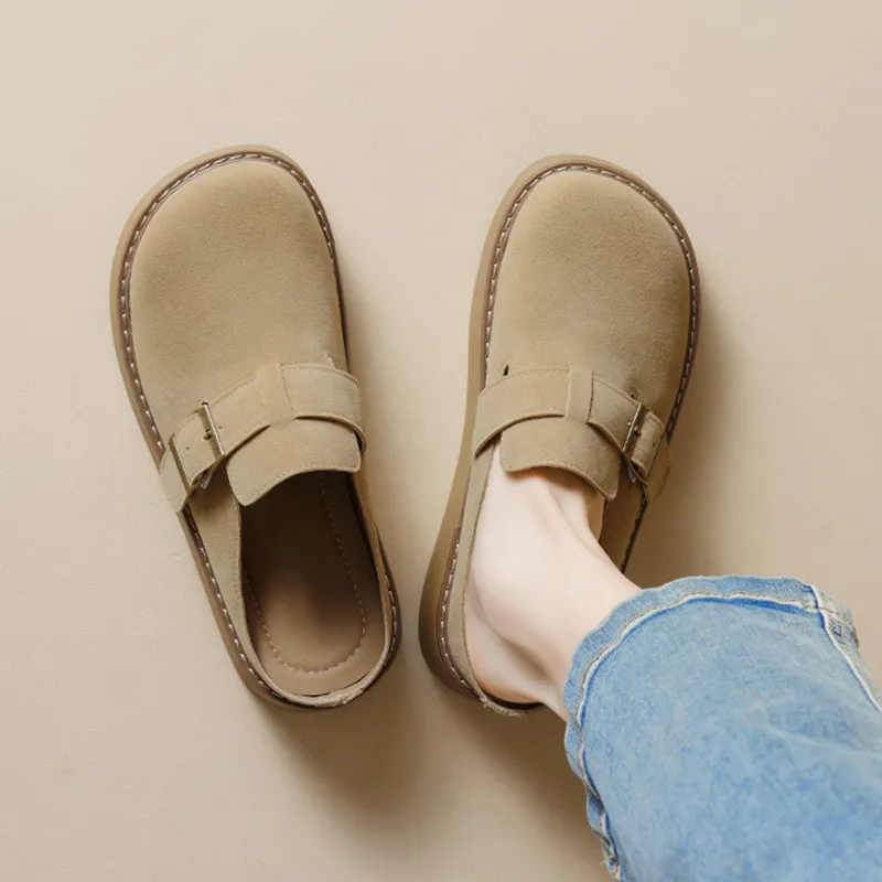 City Camel Closed Toe Slippers Women's-5