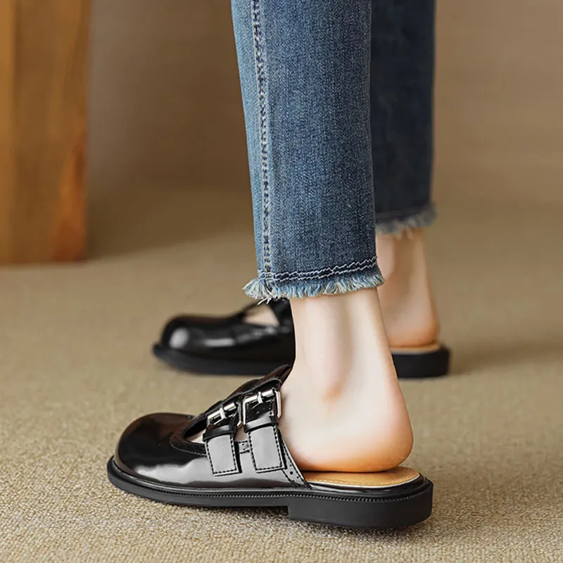 City Camel Rubber Sole Slip Resistant Closed Toe Slippers Women's-4