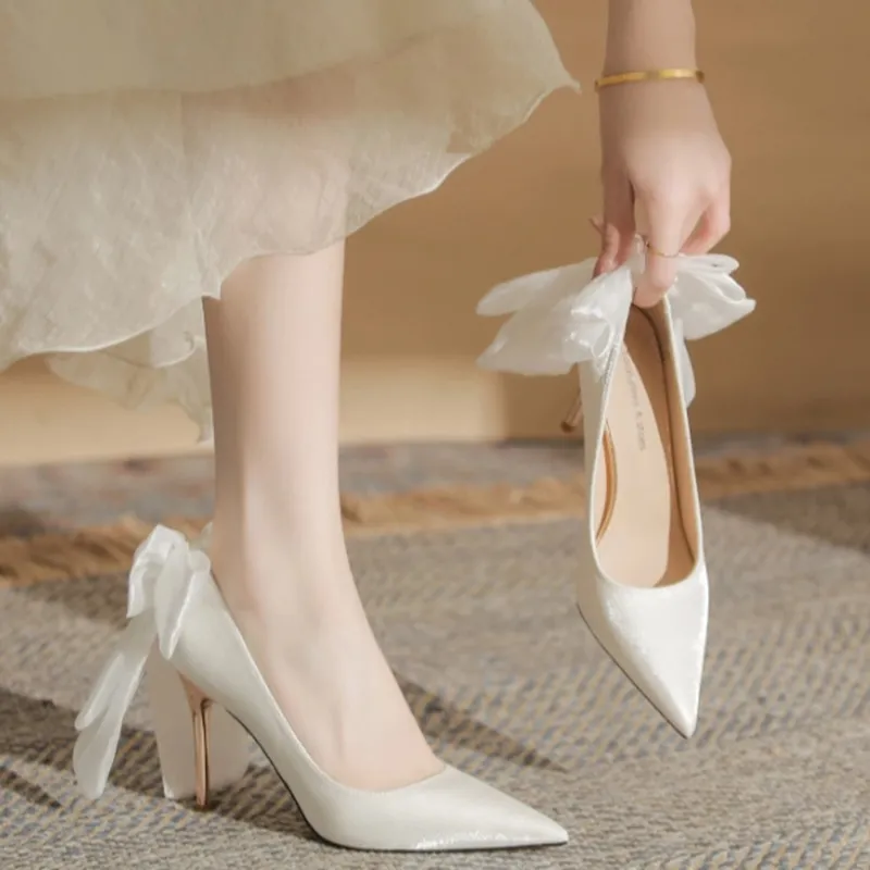 City camel High Heels Women's Champagne, White, Black-7