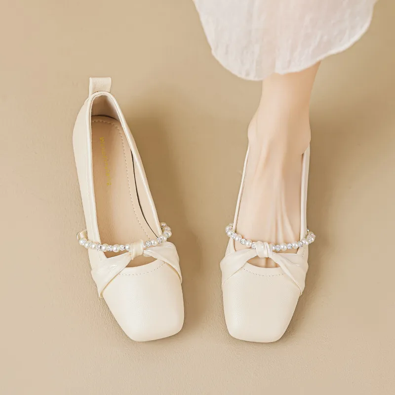 City Camel Casual Single Shoes Women's Apricot-3