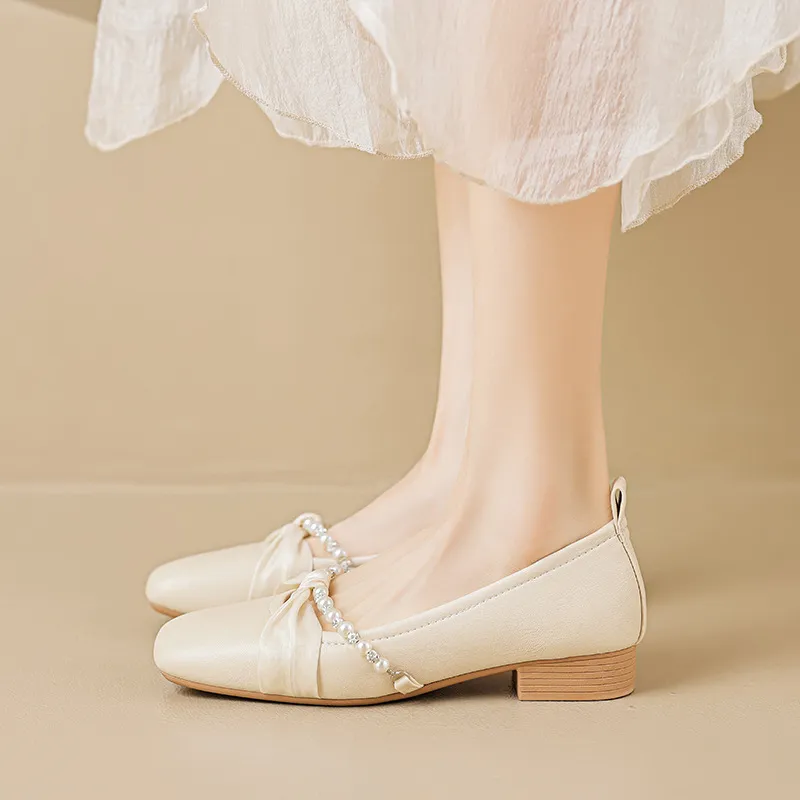 City Camel Casual Single Shoes Women's Apricot-2