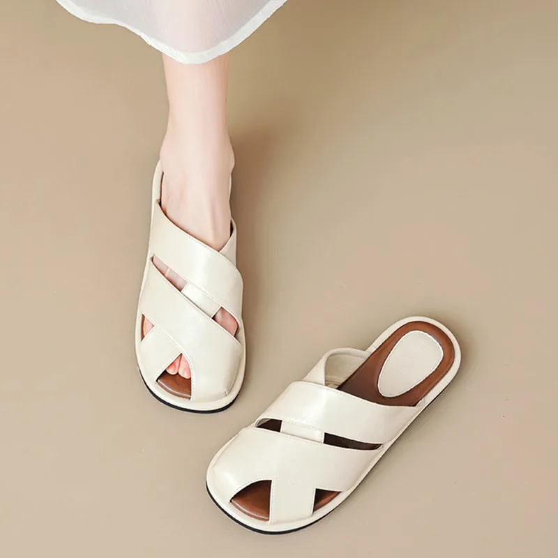 City Camel Closed Toe Slippers Women's-7
