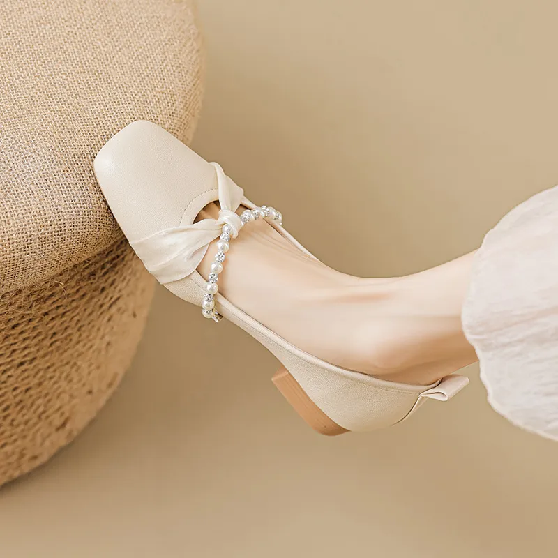 City Camel Casual Single Shoes Women's Apricot-4