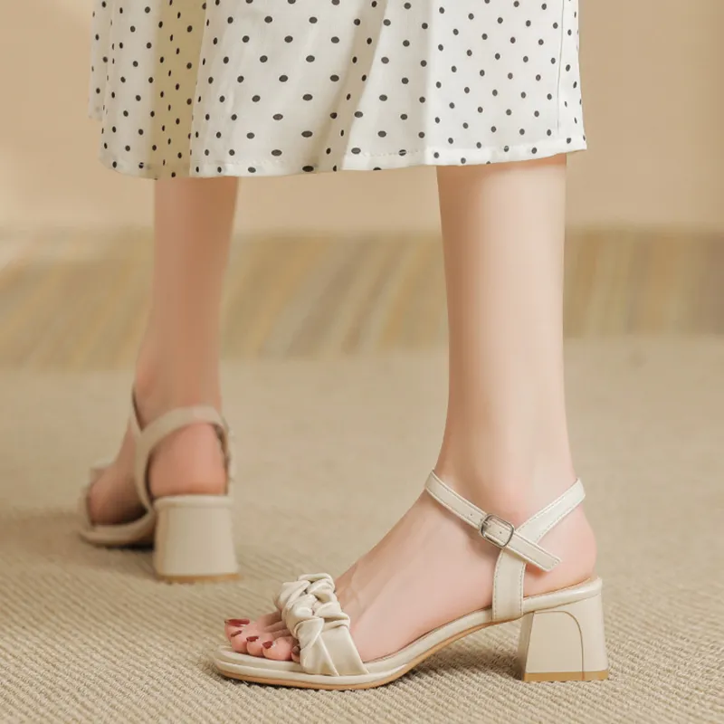 City Camel One Strap Sandals Women's-6