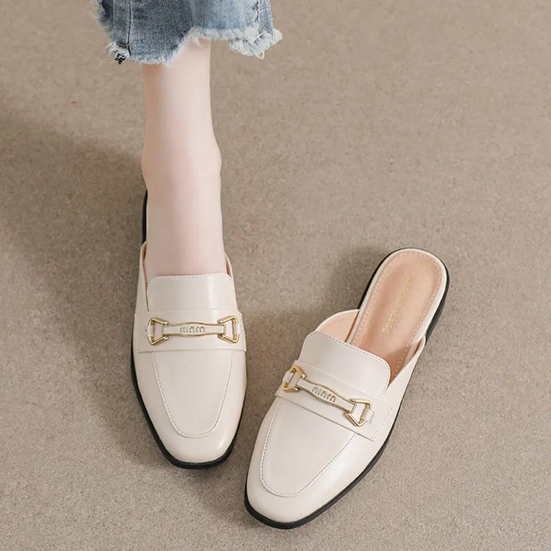 City Camel Rubber Sole Slip Resistant Closed Toe Slippers Women's-9
