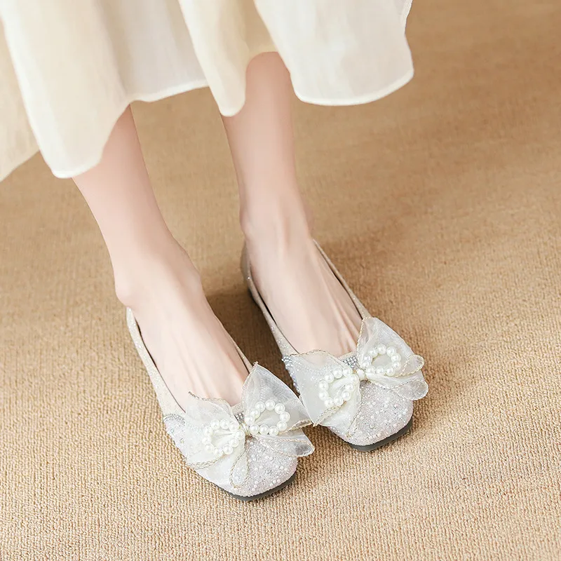 City Camel Casual Single Shoes Women's Apricot-3