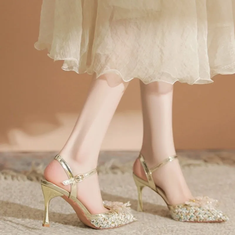 City Camel Slim Heel High Heels Women's-7