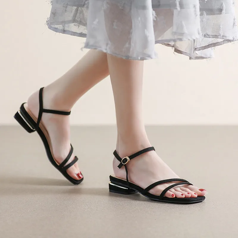 City Camel One Strap Sandals Women's-3