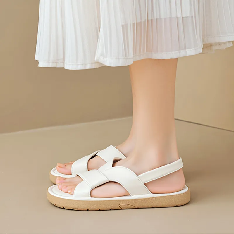 City Camel Beach Sandals Women's-9
