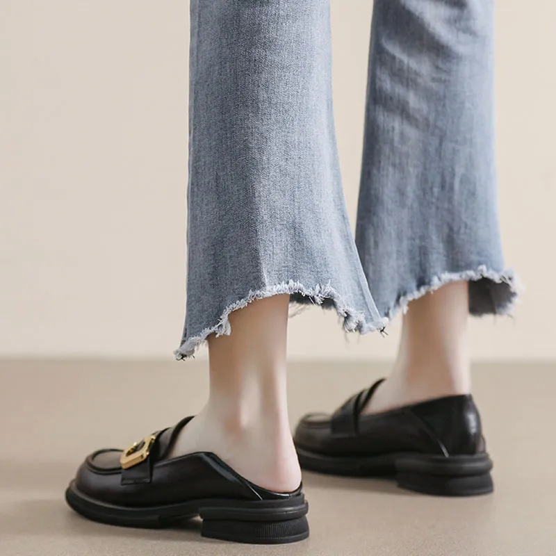 City camel Loafers Women's-3