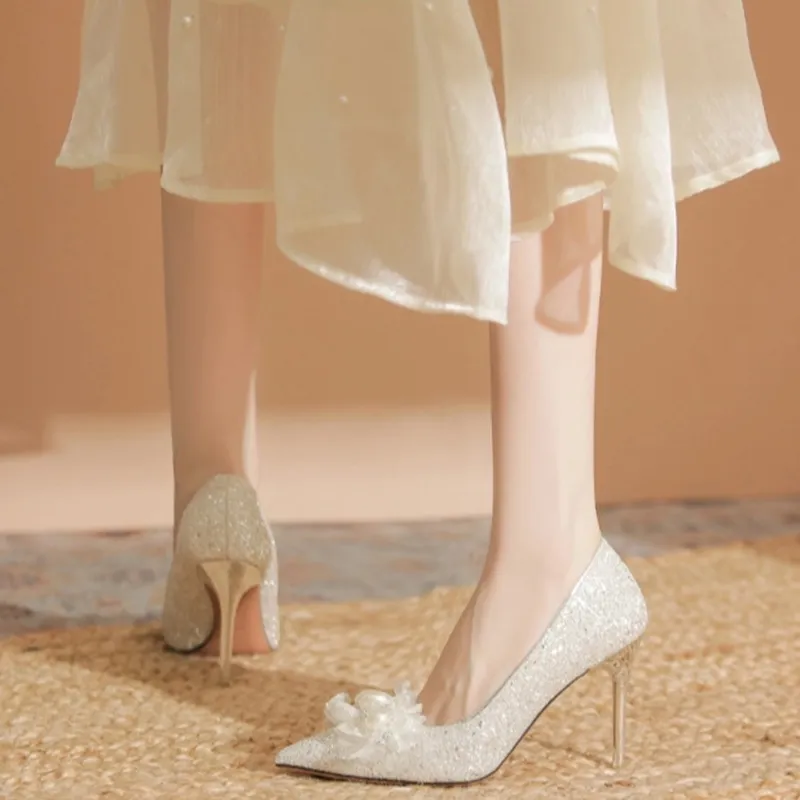 City Camel Slim Heel High Heels Women's-10