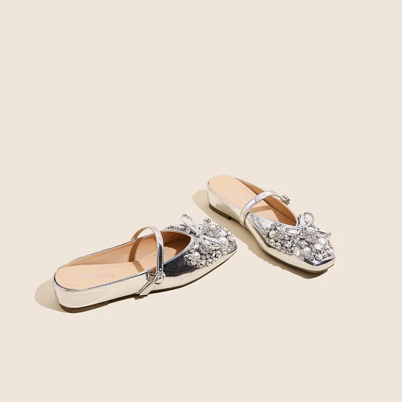City Camel Rubber Sole Slip Resistant Closed Toe Slippers Women's-7