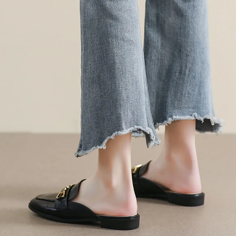 City Camel Rubber Sole Slip Resistant Closed Toe Slippers Women's-3