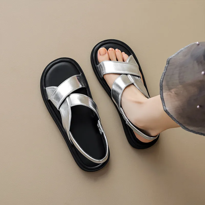 City Camel Beach Sandals Women's-2