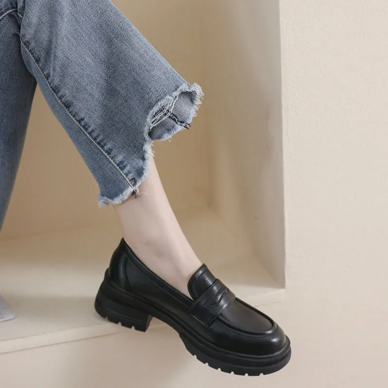 City camel Loafers Women's-4