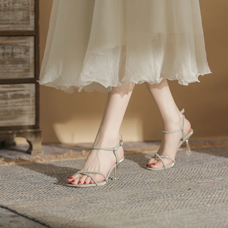 City Camel One Strap Sandals Women's-7