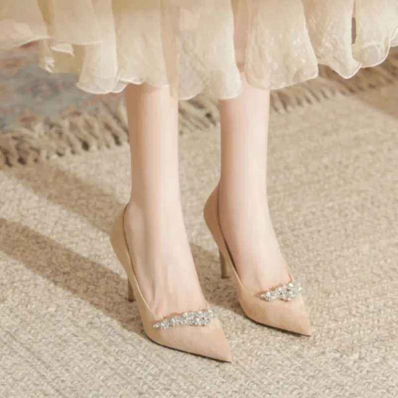 City Camel Slim Heel High Heels Women's-5