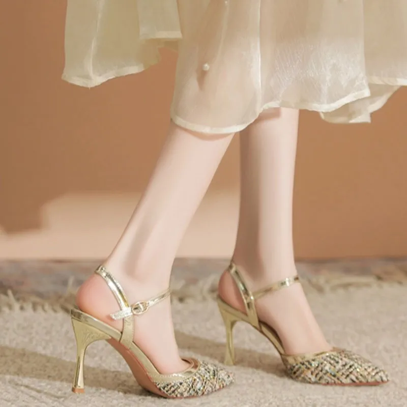 City Camel Slim Heel High Heels Women's-4