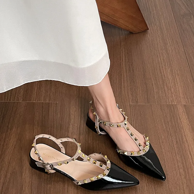 City Camel Chunky Heel High Heels Women's-3