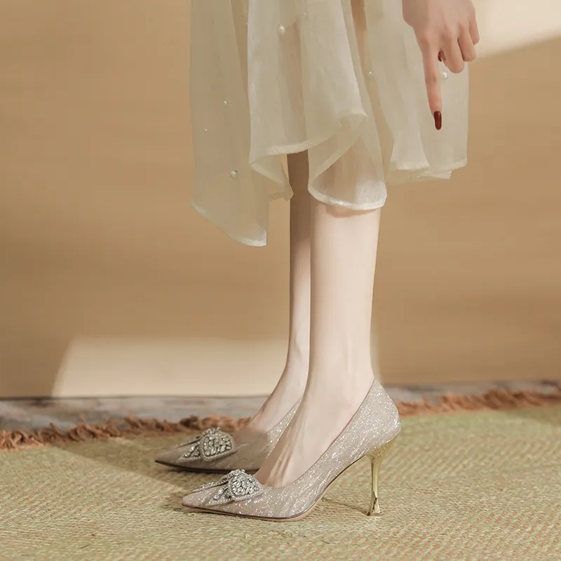 City Camel Slim Heel High Heels Women's-6