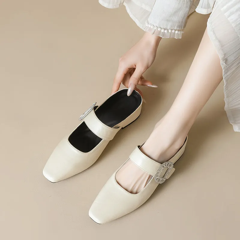 City Camel Rubber Sole Slip Resistant Closed Toe Slippers Women's-2