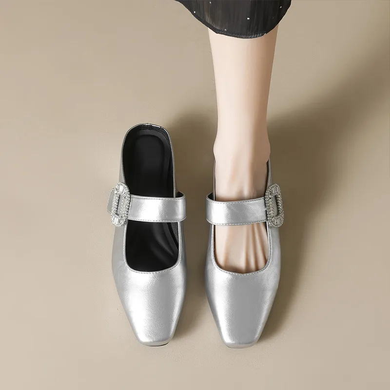 City Camel Rubber Sole Slip Resistant Closed Toe Slippers Women's-10
