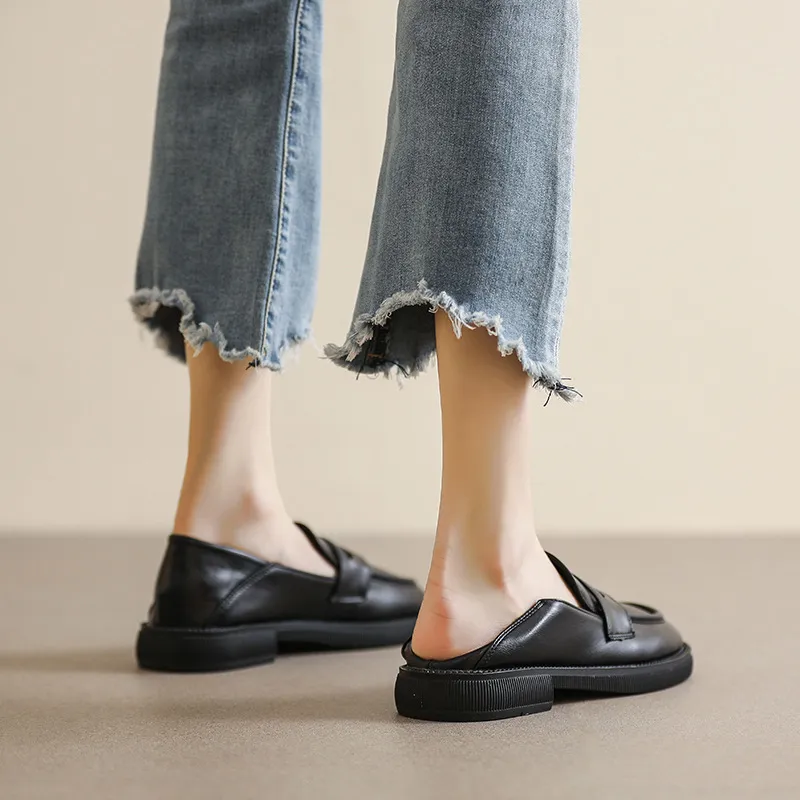 City camel Loafers Women's-2