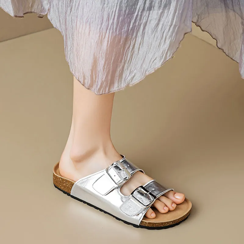 City Camel Slide Slippers Women's-2