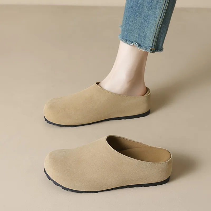 City Camel Rubber Sole Closed Toe Slippers Women's-2