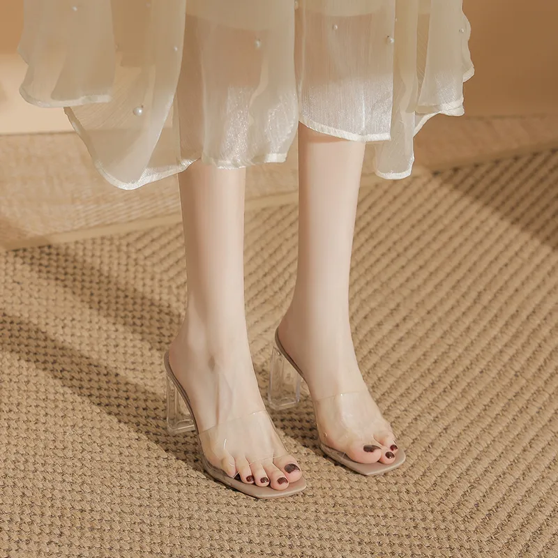 City Camel Rubber Sole Slip Resistant Slide Slippers Women's Apricot-1