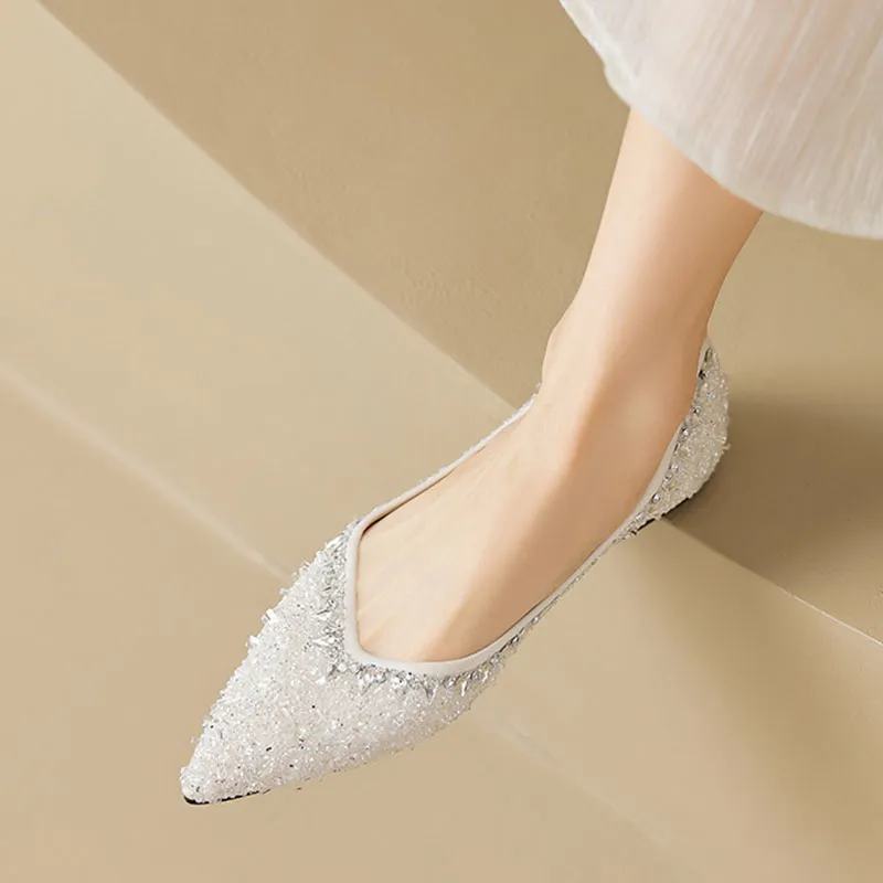 City Camel Casual Single Shoes Women's Ecru-2