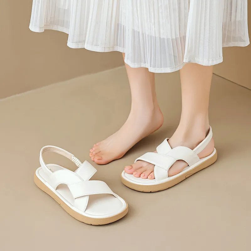 City Camel Beach Sandals Women's-8