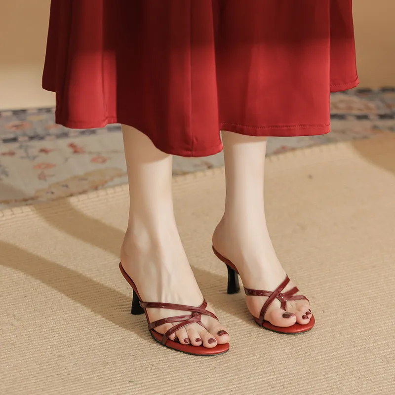 City Camel Rubber Sole Slip Resistant Slide Slippers Women's-9
