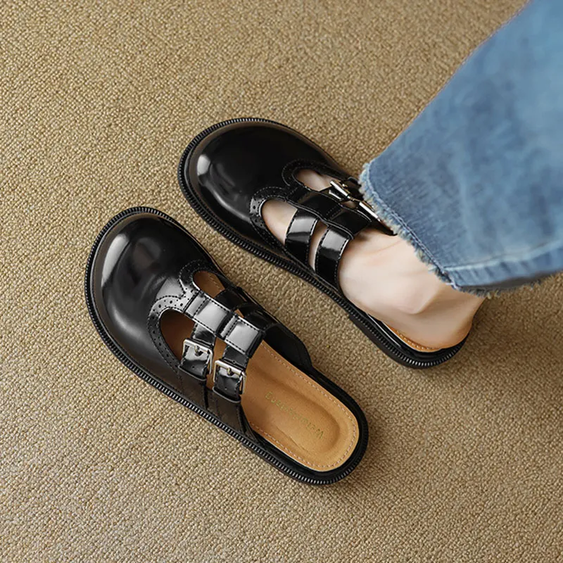 City Camel Rubber Sole Slip Resistant Closed Toe Slippers Women's-3