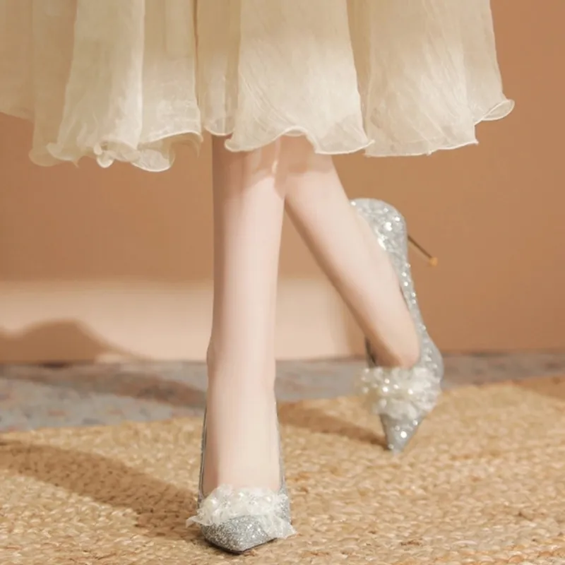 City Camel Slim Heel High Heels Women's-5