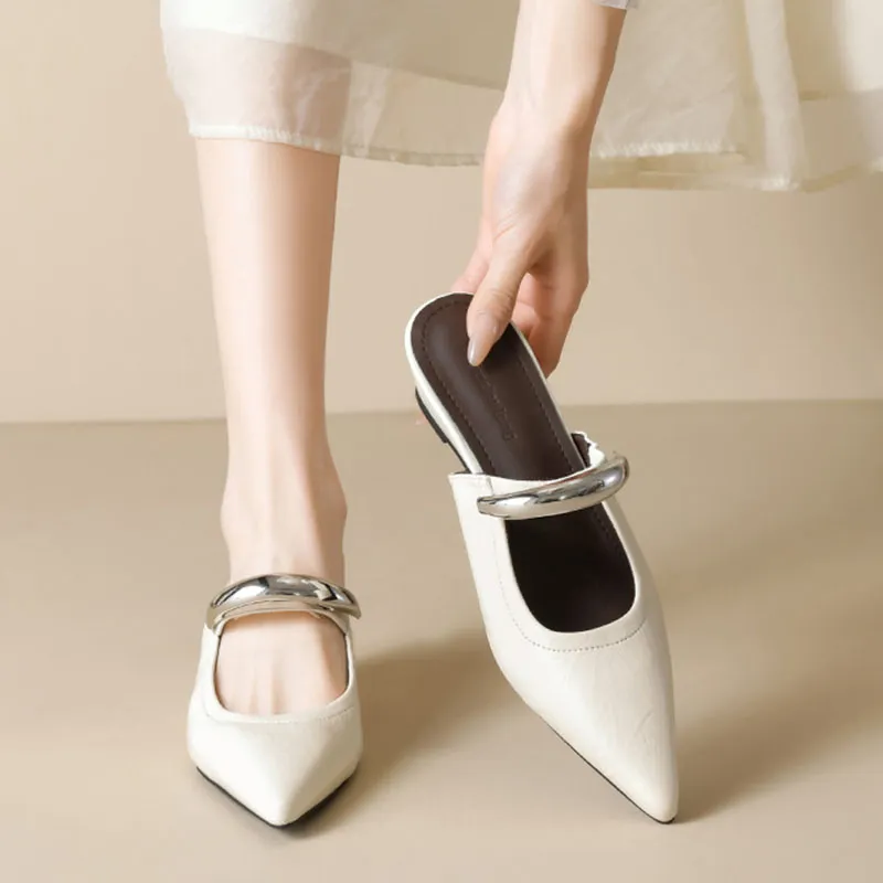City Camel Rubber Sole Slip Resistant Closed Toe Slippers Women's-8