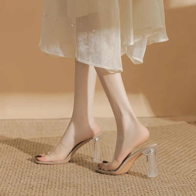 City Camel Rubber Sole Slip Resistant Slide Slippers Women's Apricot-4