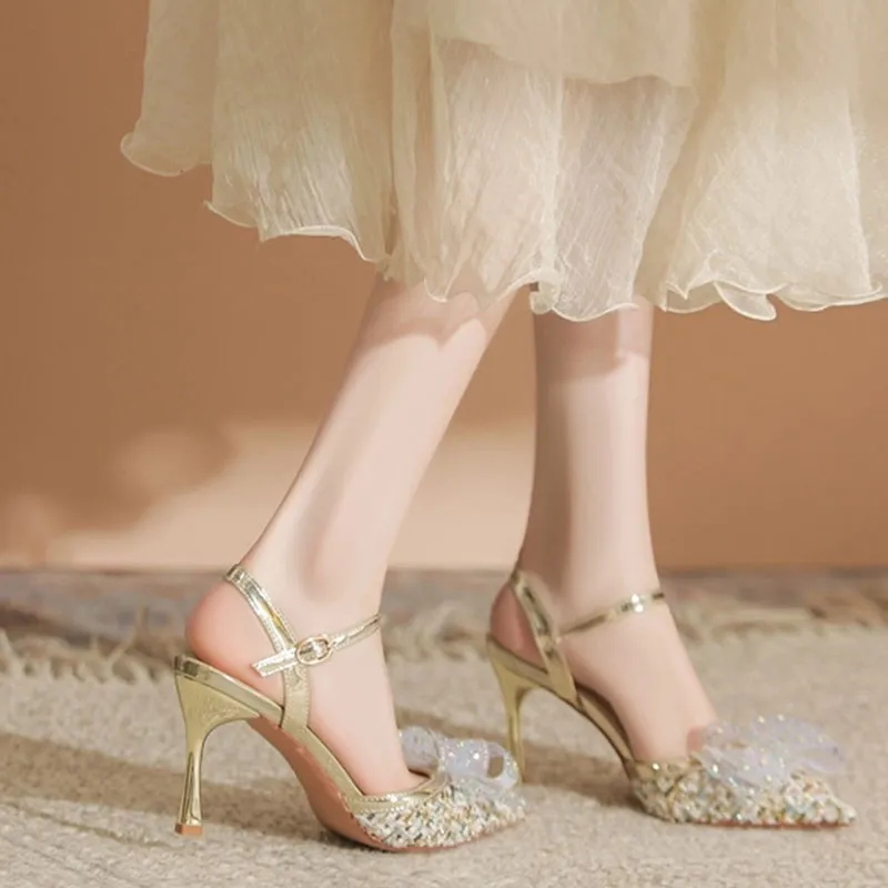 City Camel Slim Heel High Heels Women's-6