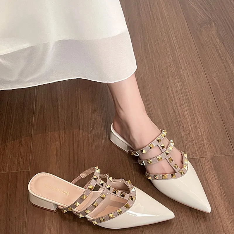 City Camel Rubber Sole Closed Toe Slippers Women's-7
