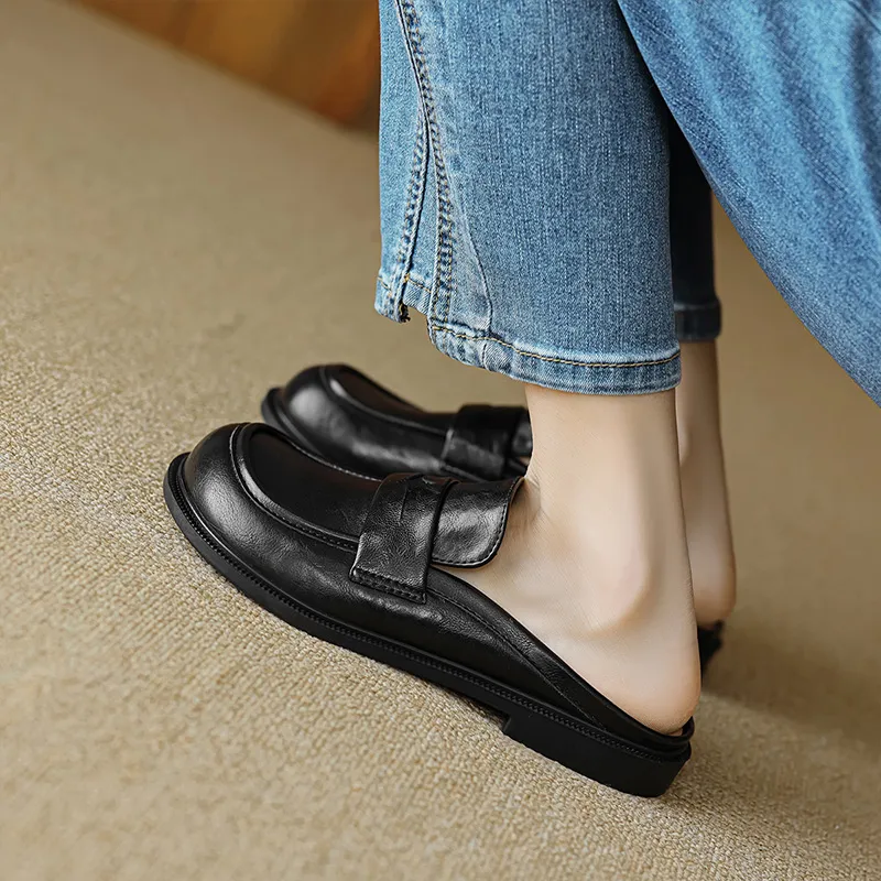 City Camel Rubber Sole Closed Toe Slippers Women's-2