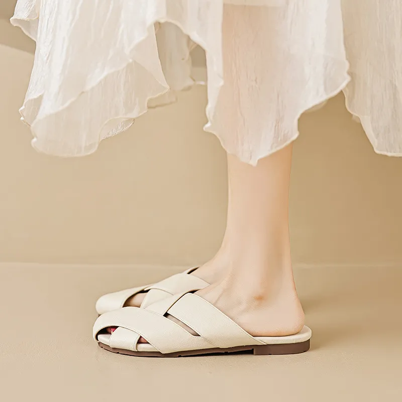 City Camel Rubber Sole Slip Resistant Closed Toe Slippers Women's-4