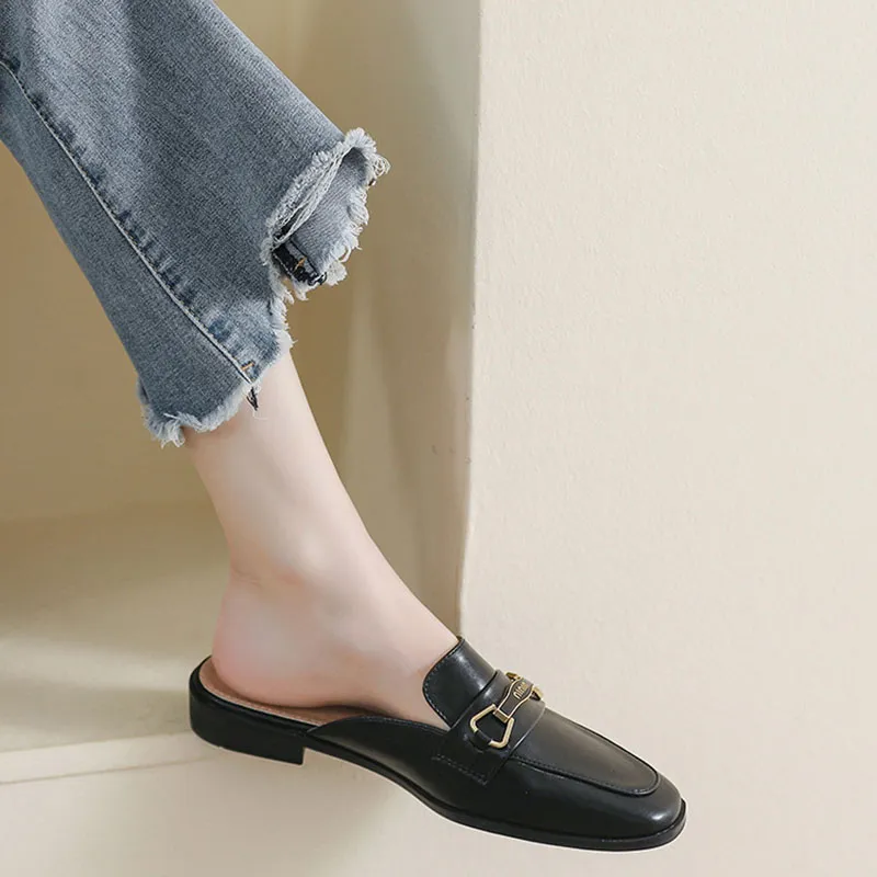 City Camel Rubber Sole Slip Resistant Closed Toe Slippers Women's-4