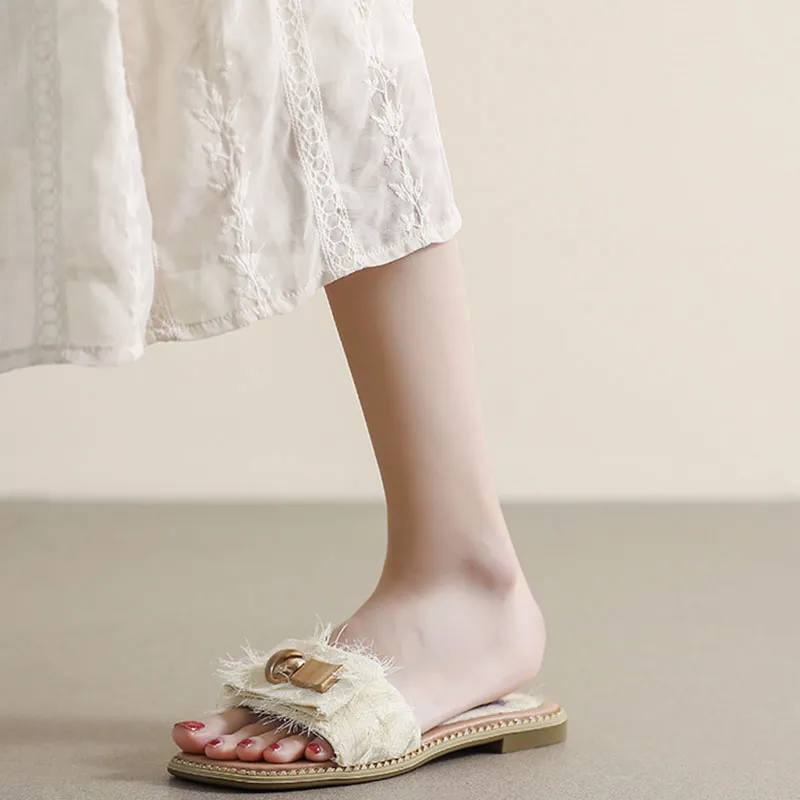 City Camel Rubber Sole Slip Resistant Slide Slippers Women's-1