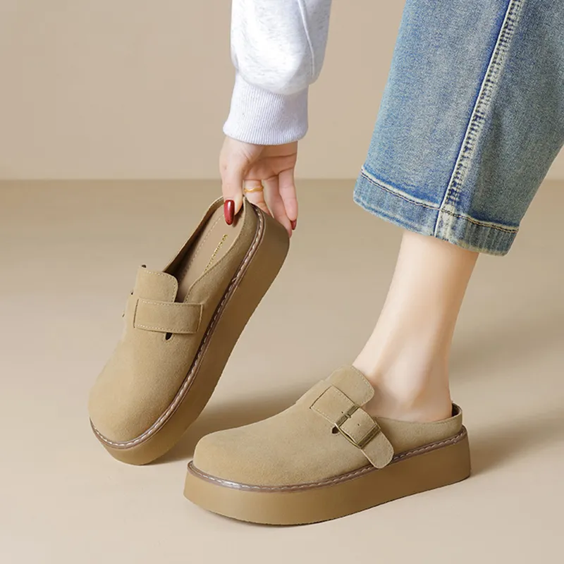 City Camel Closed Toe Slippers Women's-3