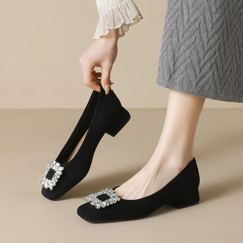 City Camel High Heels Women's Black-2