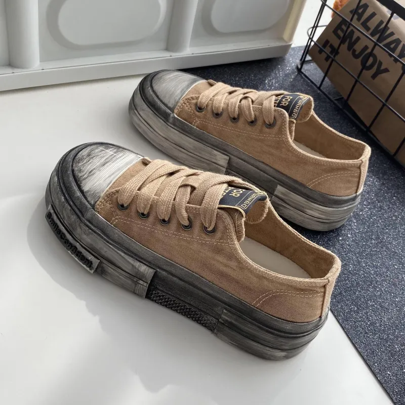 City Camel Canvas Shoes Women's-15