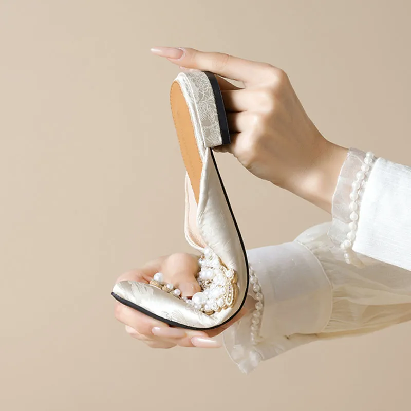 City Camel Rubber Sole Slip Resistant Closed Toe Slippers Women's-7